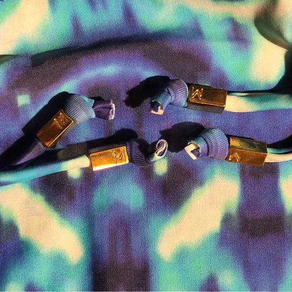 MAR BY VIX Tie-Dye Long Sleeve Swim Top Size Medium - Picture 5 of 6